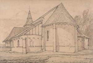 Ostende der Abteikirche St. Paul in Rouen, Normandie