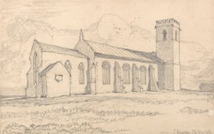 Knapton Kirche, Norfolk, von Nordosten von John Sell Cotman