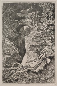 Liber Studiorum: Teufelsbrücke, Cardiganshire von John Sell Cotman