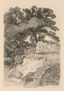 Liber Studiorum: Platte 13, Duncomb Park, Yorkshire: Nr. 5, 1838 von John Sell Cotman