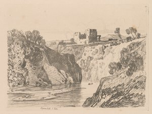 Liber Studiorum: Platte 27, Kilgarren Castle, N. Wales, 1838