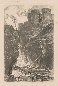 Liber Studiorum: Tafel 29, Harlech Castle, N. Wales