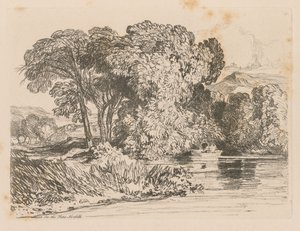 Liber Studiorum: Tafel 4, Blick auf den Yare, Norfolk von John Sell Cotman