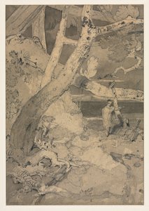 Reisender in einer Waldlandschaft, 1806