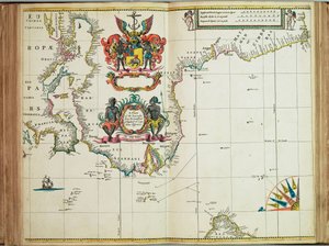 Eine Karte der Küsten von Landsend in England bis Kap der Guten Hoffnung