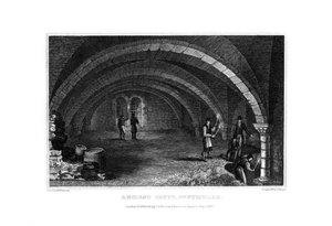 Alte Krypta, Southwark, 1830 von John Shury