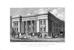 General Lying-in Hospital, York Road, Lambeth, London, 1830