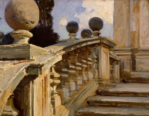 Eine Balustrade, ca. 1880-1920