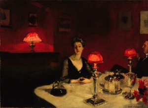 Ein Abendessen von John Singer Sargent