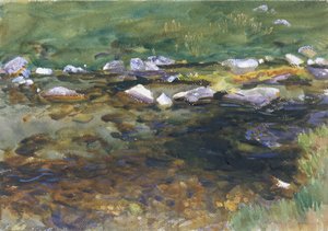 Bach und Wiese, ca. 1907
