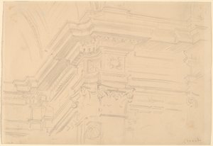 Capilla Real Entablature, Granada von John Singer Sargent