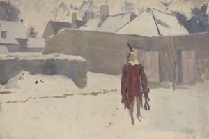 Mannikin im Schnee von John Singer Sargent