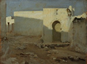 Maurische Gebäude im Sonnenlicht, 1879-80