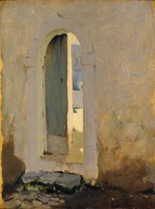 Offene Tür, Marokko, 1879-80 von John Singer Sargent
