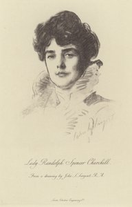 Porträt von Lady Randolph Churchill