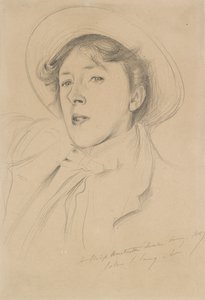 Porträt von Vernon Lee, 1889