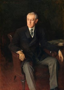 Porträt von Woodrow Wilson (1856-1924), amerikanischer Präsident von John Singer Sargent