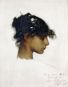 Rosina Ferrara - Das Capri-Mädchen, 1878 von John Singer Sargent