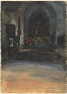 Spanisches Kircheninneres von John Singer Sargent