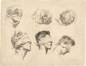 Studien für Gassed von John Singer Sargent