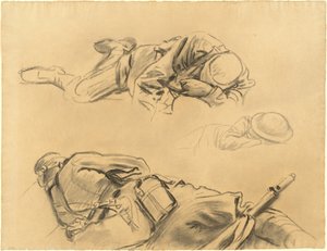 Studien für Gassed, 1918-1919