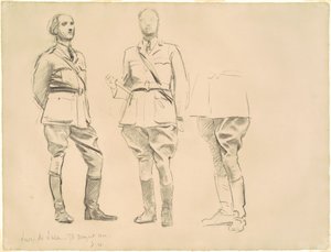 Studien für Generaloffiziere des Ersten Weltkriegs, 1920-1922