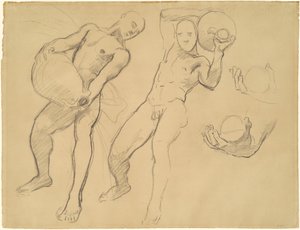 Studien von Notus für Die Winde von John Singer Sargent