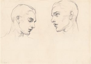 Studien eines Männerkopfes von John Singer Sargent