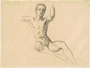 Studie für Figur über 