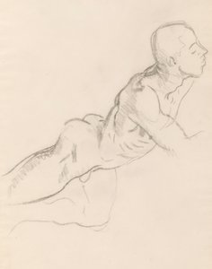 Studie von Eros für Eros und Psyche, Reliefdekoration, Rotunde, Museum of Fine Arts, Boston