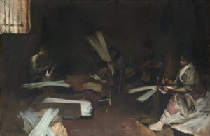 Venezianische Glasarbeiter, 1880-82 von John Singer Sargent