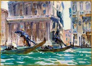 Ansicht des Canal Grande in Venedig von John Singer Sargent