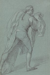 Figurenstudie für das Gemälde des Sieges von Lord Duncan: Studie für Matrose, der die niederländische Flagge trägt von John Singleton Copley