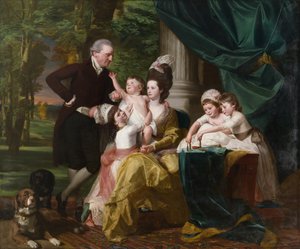 Sir William Pepperrell (1746?1816) und seine Familie, 1778 von John Singleton Copley