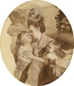 Skizze für Die Familie Copley, 1776