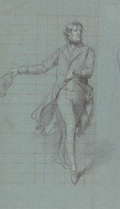 Studie für Captain William George Fairfax für das Gemälde "Der Sieg von Lord Duncan" von John Singleton Copley