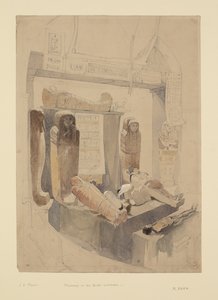 Mumien in der Bristol Institution, ca. 1834