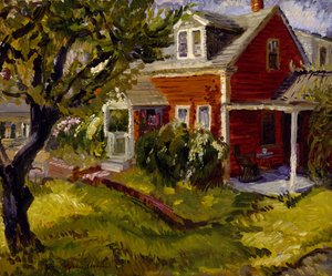 Hütte in Gloucester von John French Sloan
