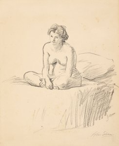 Sitzender Akt von John French Sloan