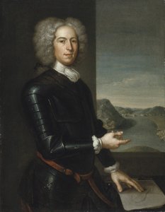 Porträt von Generalmajor Paul Mascarene von John Smibert