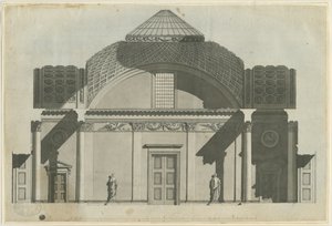 Chillington Hall: Sepia-Zeichnung, undatiert [1789]