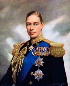 Krönungsporträt von König George VI. im Jahr 1937