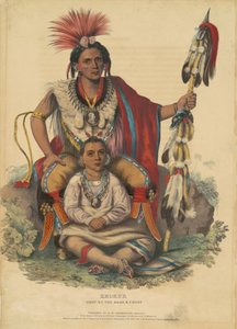 Keokuk, Häuptling der Sacs und Foxes, 1838 von John T. Bowen