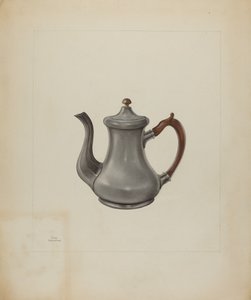 Zinnteekanne, 1935-1942 von John Tarantino