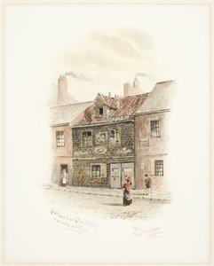 Altes Haus Low Friar Street, Newcastle upon Tyne von John Teasdale