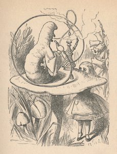 Alice und die Raupe, 1889