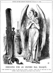 Benjamin Disraeli, britischer Konservativer, Karikatur aus Punch, 1864