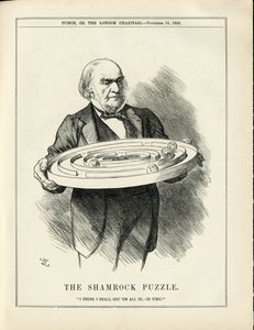 Illustration von John Tenniel (1820-1914) in Punch von John Tenniel