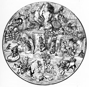 John Tenniels Illustrationen aus Alice im Wunderland