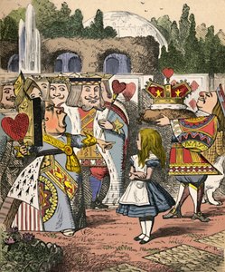 Kopf ab! Alice und die Rote Königin, 1889 von John Tenniel